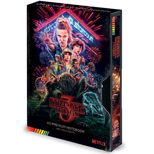 Pyramid Stranger Things Carnet De Notes Premium A5 Vhs S3