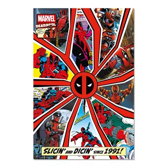 Poster Marvel Deadpool Comic 30 ans