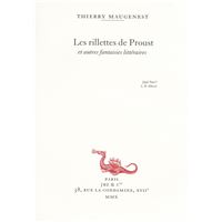 Les rillettes de proust et autres fantaisies litteraires