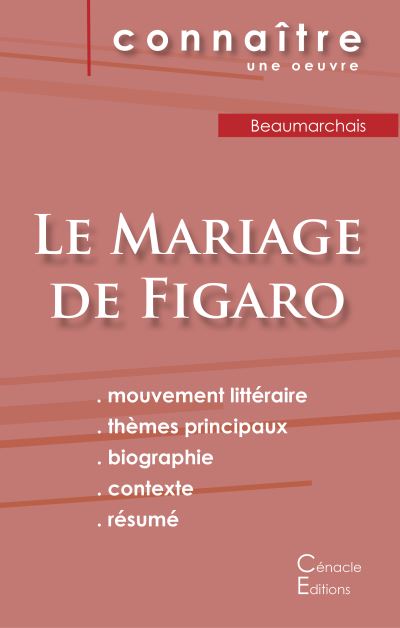 Fiche de lecture Le Mariage de Figaro de Beaumarchais (Analyse littéraire de référence et résumé complet)