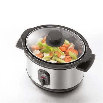 Slow cooker avec récipient en grès Solis Type 820 Inox