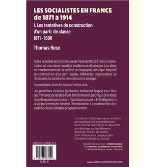 Les socialistes en France de 1871 à 1914