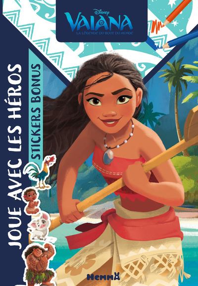 Disney vaiana joue avec les heros