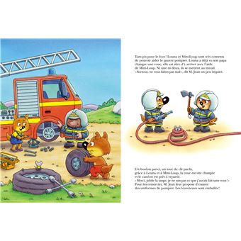 Mini-Loup Pompier / avec figurine de ML pompier