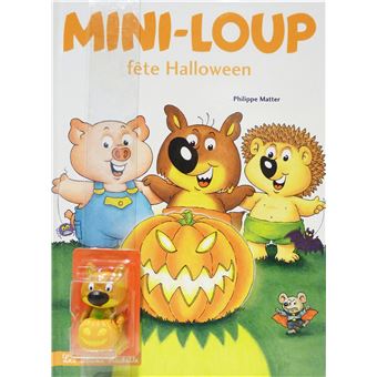 Mini-Loup fête Halloween + figurine