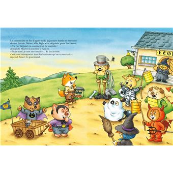 Mini-Loup fête Halloween + figurine