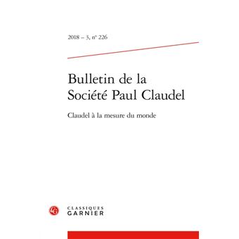 Bulletin de la Société Paul Claudel - 1