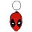 DEADPOOL-PORTE-CLES CAOUTCHOUC-FACE