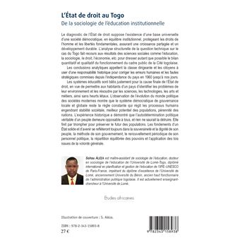 L'état de droit au Togo