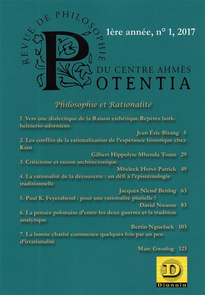 Potentia,01:philosophie et realite