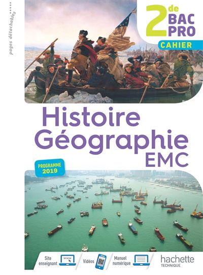 Histoire-Géographie-EMC 2de Bac Pro - Livre élève consommable - Éd. 2019 - Nicolas Brunel - broché