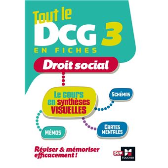 Tout le DCG 3 :  mémo cartes - Révision 2023-2024