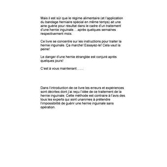 Traitement d'une Hernie Inguinale Sans Opération!