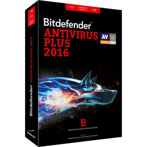 Bitdefender Antivirus Plus 2016 1 An 1 Poste