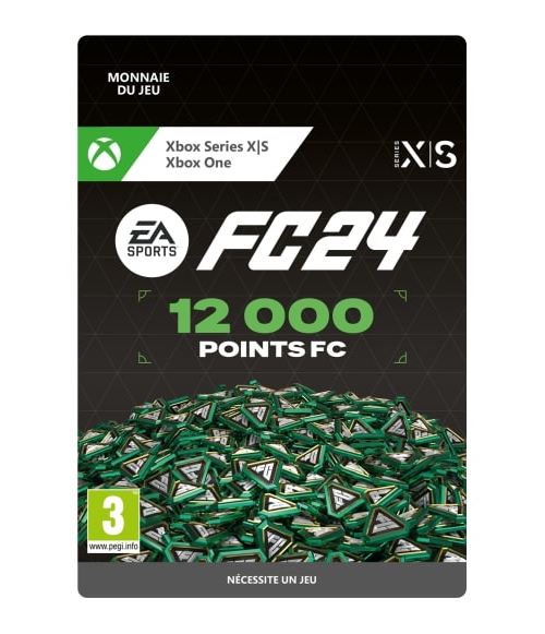 Pochette avant du jeu Code de téléchargement EA Sports FC 24 12000 Points