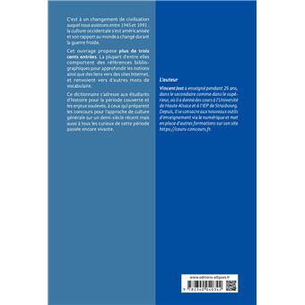 Petit dictionnaire de l’Occident (1945-1991)