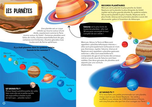 projet de brochure de voyage sur le système solaire