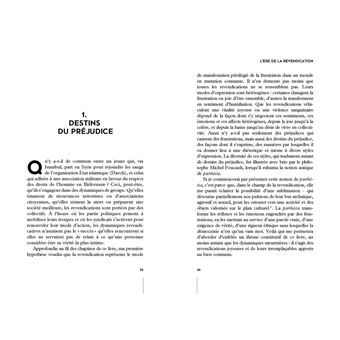 L'ère de la revendication