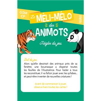 Le méli-mélo des animots (lecture)