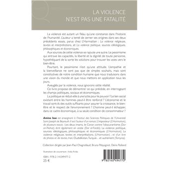 La violence n'est pas une fatalité