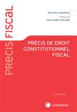 Précis de droit constitutionnel fiscal