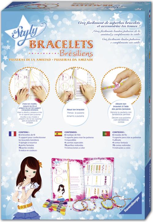RAVENSBURGER Coffret Bracelets brésiliens - So Styly pas cher