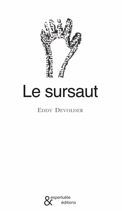 Le Sursaut - Eddy Devolder - broché