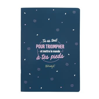 Set de 2 cahiers A4 Mr. Wonderful Pas de brouille