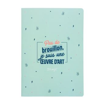 Set de 2 cahiers A4 Mr. Wonderful Pas de brouille