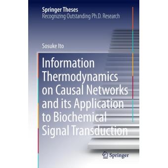 Information Thermodynamics on Causal Networks and its Application to Biochemical Signal Transduction - 1