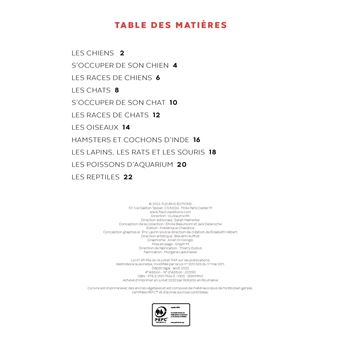 Les animaux familiers