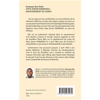 Papa Simon Kimbangu: rapatriement du corps