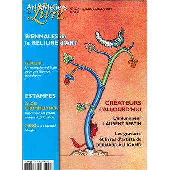 Art et métiers du livre N°334  Créateurs d'aujourd'hui  - septembre 2019
