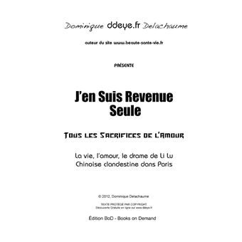 J'en Suis Revenue Seule