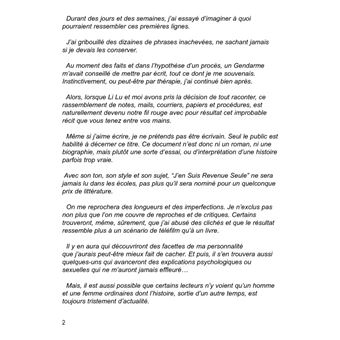 J'en Suis Revenue Seule