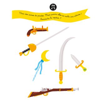 Cahier de jeux du p'tit pirate