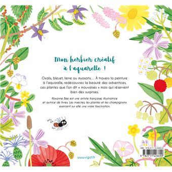 Mauvaises herbes et plantes sauvages à l'aquarelle