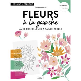 Fleurs à la gouache