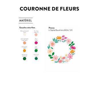 Fleurs à la gouache