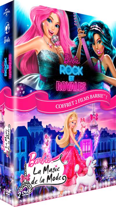 Coffret Barbie Rock et royales + Magie de la mode DVD