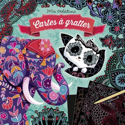 Cartes a gratter animaux du monde