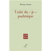 Unité du je psalmique