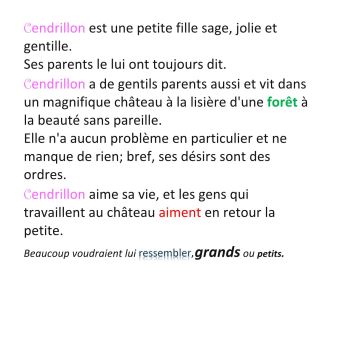 Cendrillon veut des baskets !