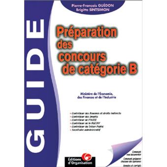 Préparation Des Concours De Catégorie B Ministère De L'économie, Des ...