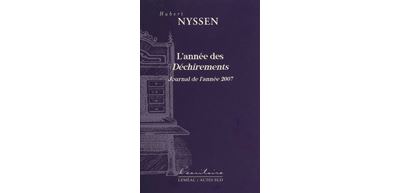 Annee des dechirements (l')