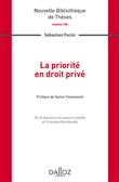La priorité en droit privé - Volume 183