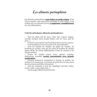 Quelle alimentation pour la goutte ?