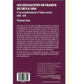 Les socialistes en France de 1871 à 1914