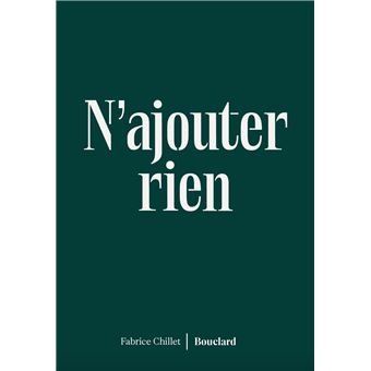 N'ajouter rien