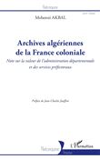Archives algériennes de la France coloniale
